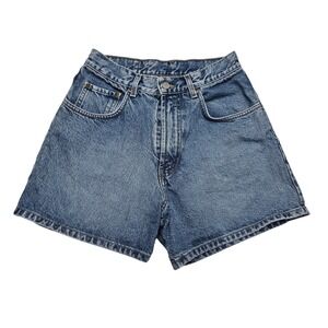 Lucky Brand Vintage High Rise Denim Shorts Medium Wash Blue Womens Size 8 29 USA